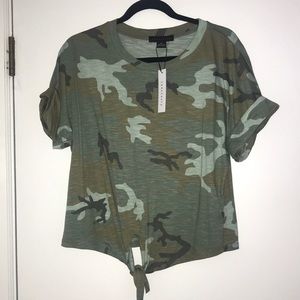 Sanctuary camo top NWT